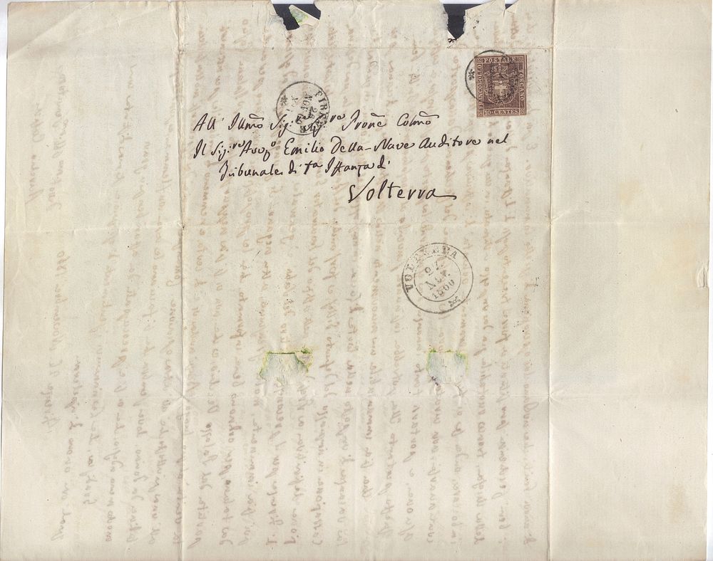 Antique letter. Free public domain CC0 image.