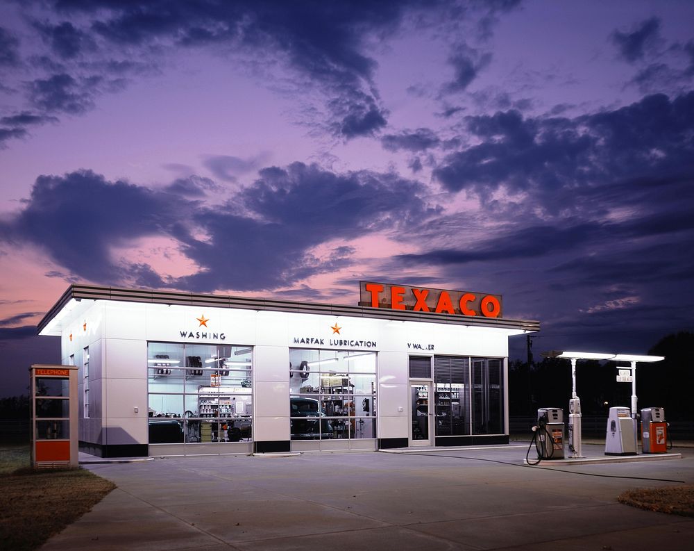 Texaco gas station, USA, Sept. 12, 2016.