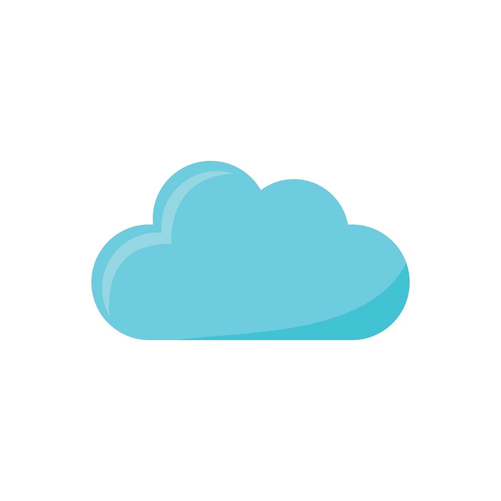 Illustration of cloud icon