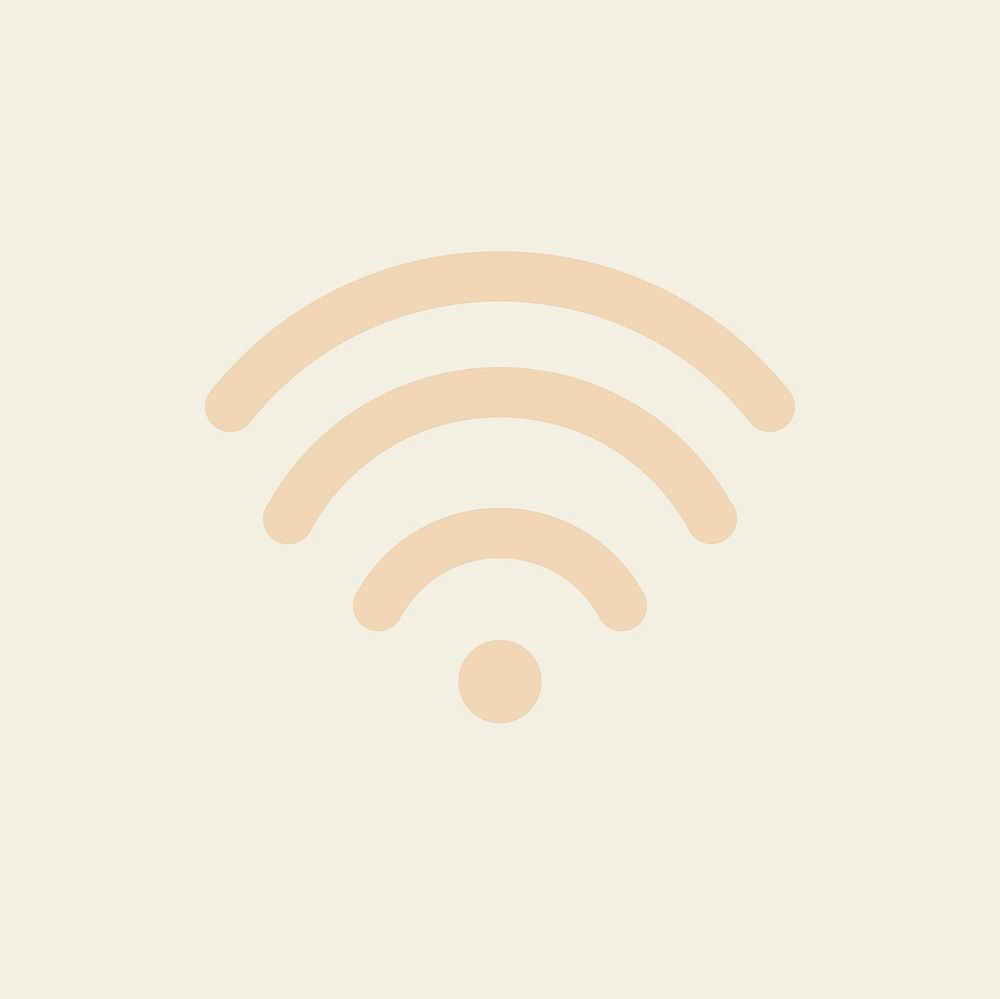 Vector of wireless  icon