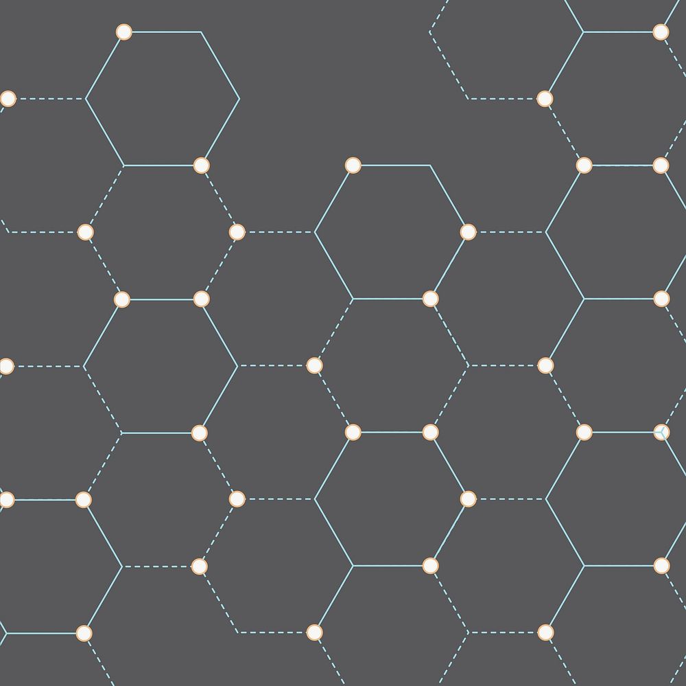 Vector of connected dots pattern