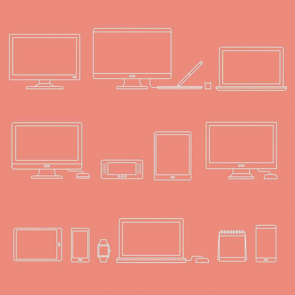 Vector set of digital devices