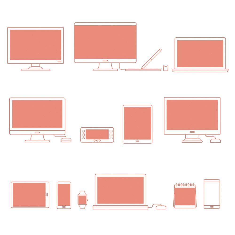 Vector set of digital devices