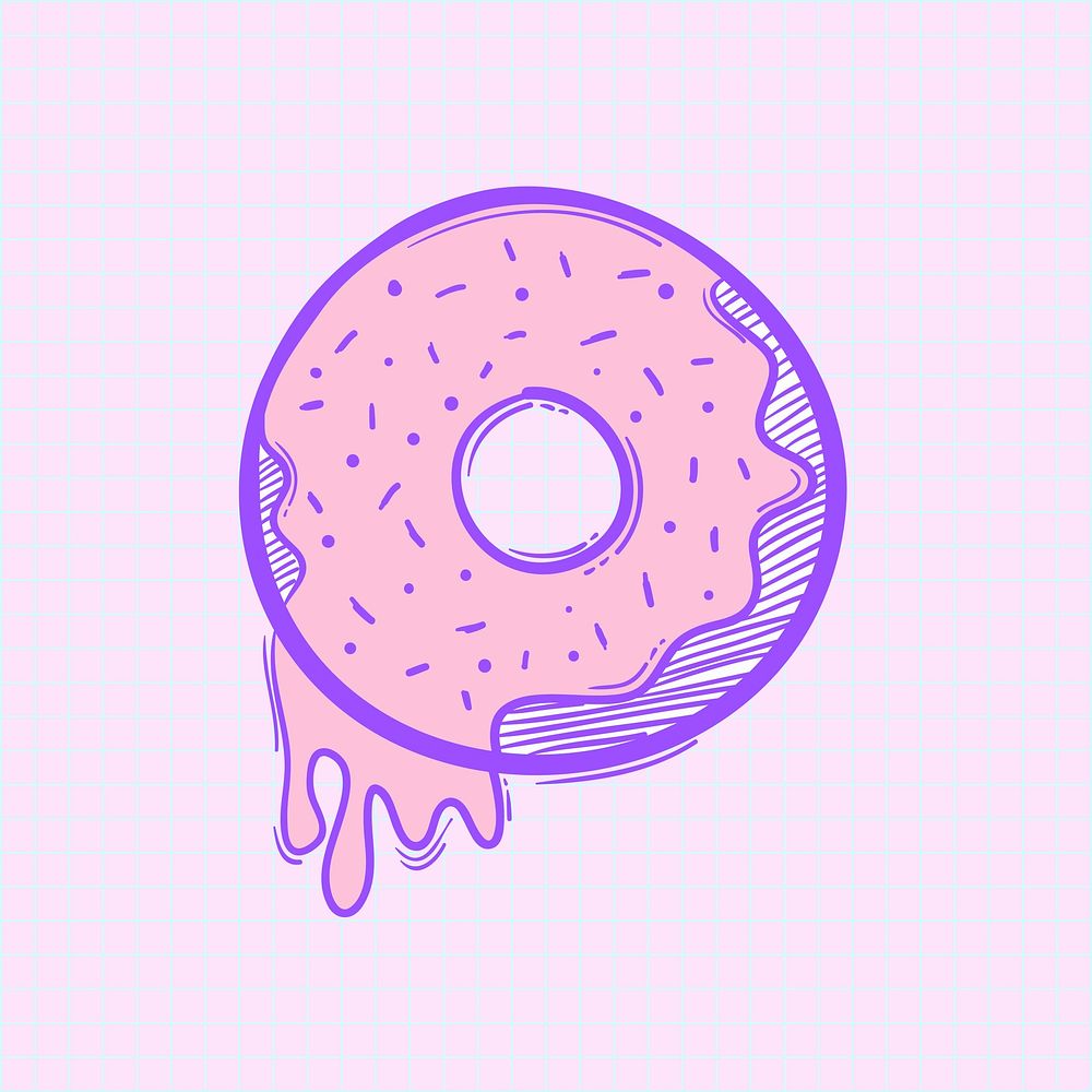 Vector of doughnut icon