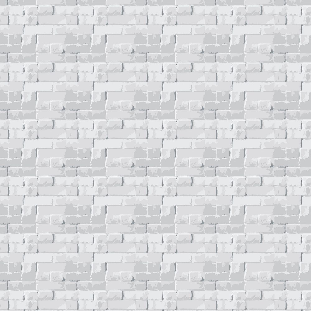 White brick wall textured illustration 