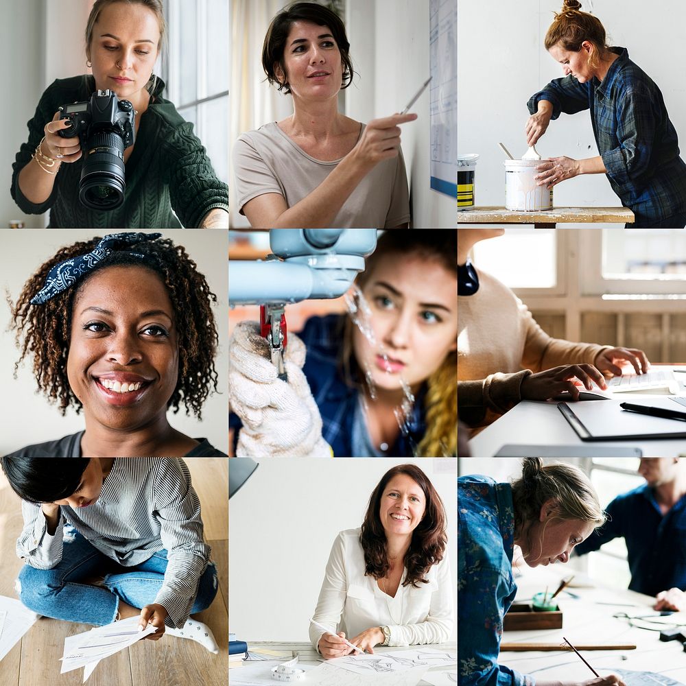 Women at work photos compilation