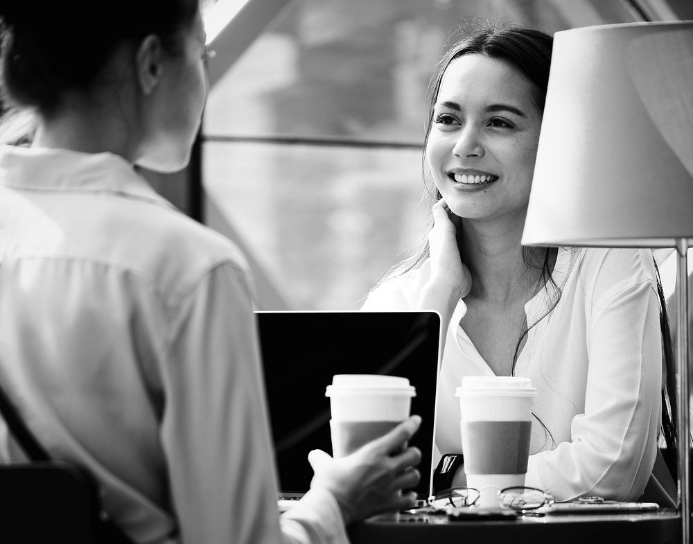 Women enjoying some morning coffee