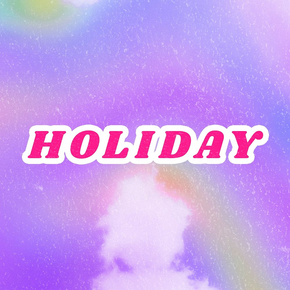 Holiday psd purple abstract aesthetic typography