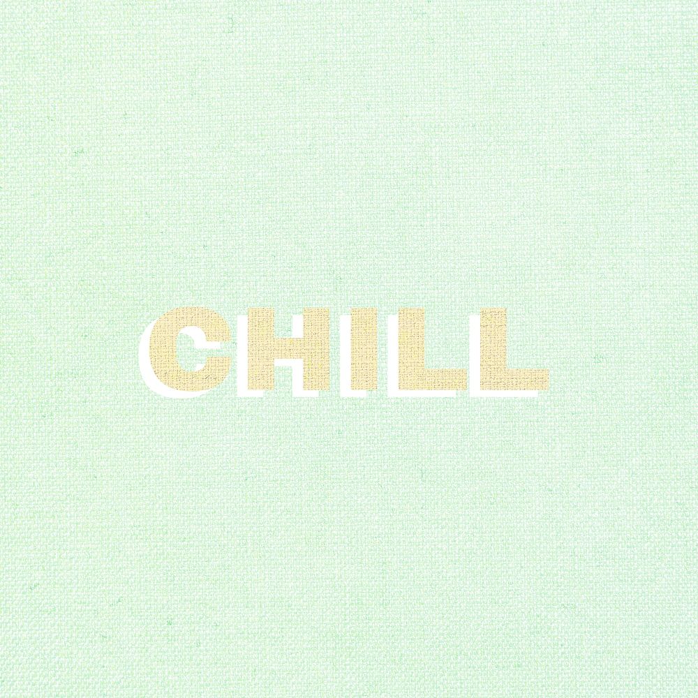 Chill text pastel fabric texture