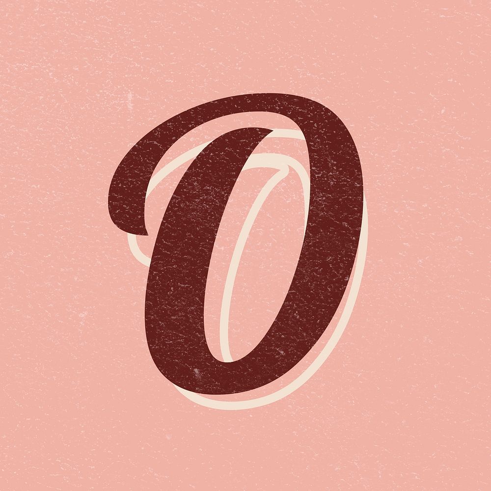 Letter O font printable a to z stylish lettering alphabet