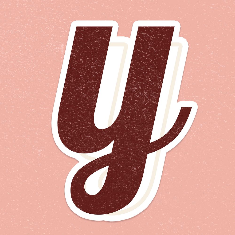 Letter Y font printable a to z stylish lettering alphabet