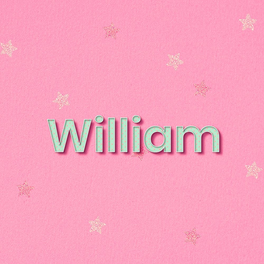 Willi polka dot typography word