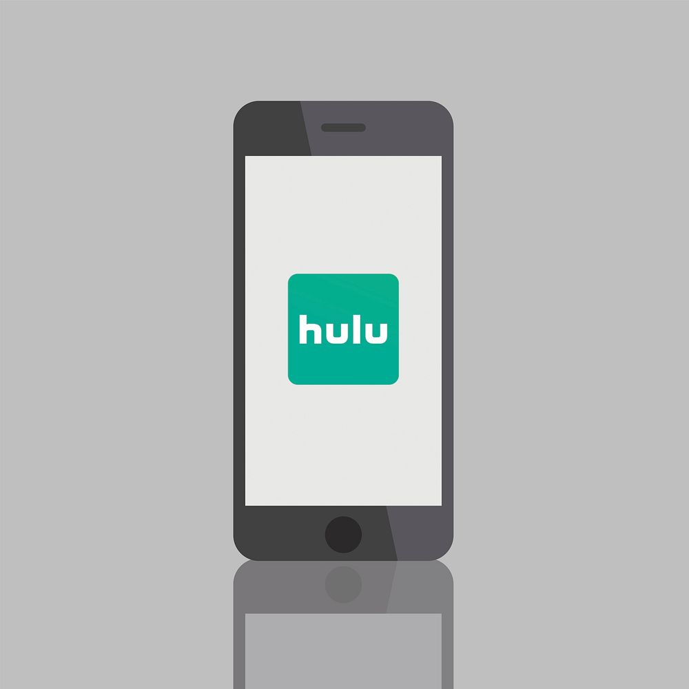 Hulu logo showing on a phone. BANGKOK, THAILAND, 1 NOV 2018.