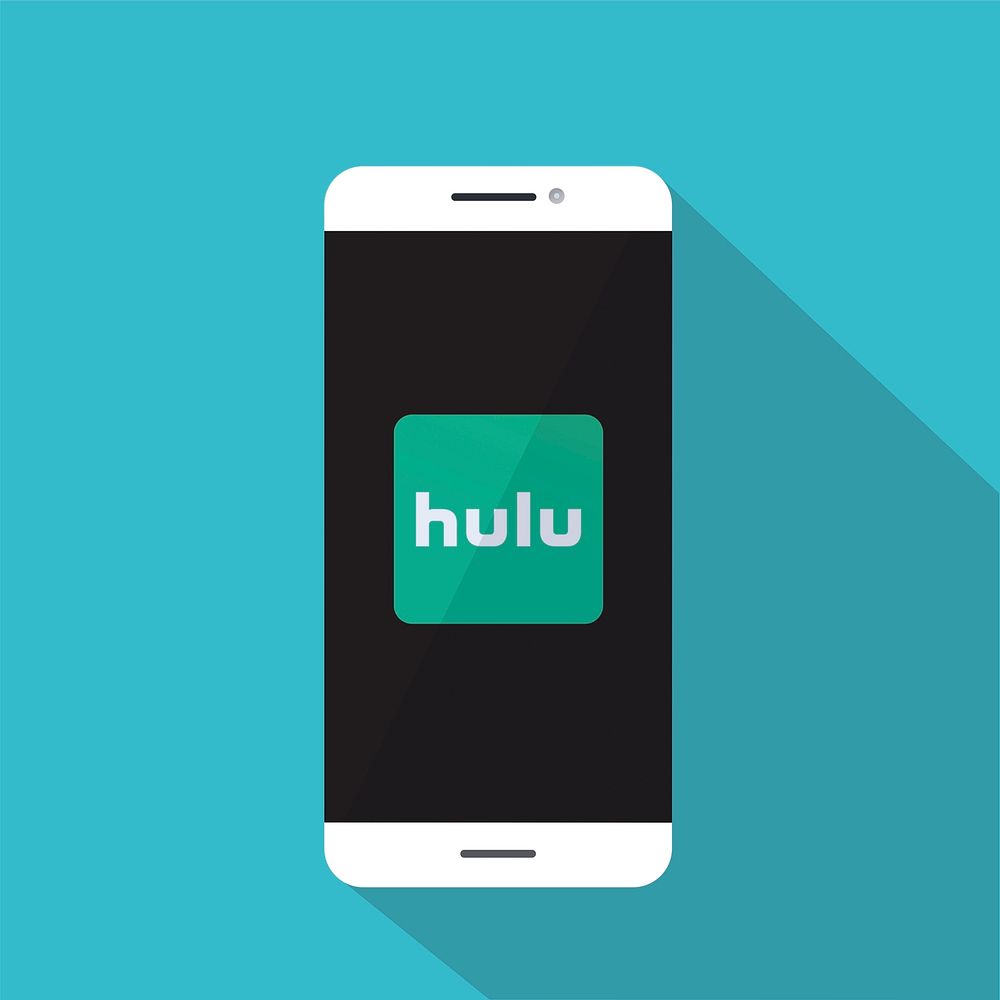 Hulu application on a mobile phone screen. BANGKOK, THAILAND, 1 NOV 2018.