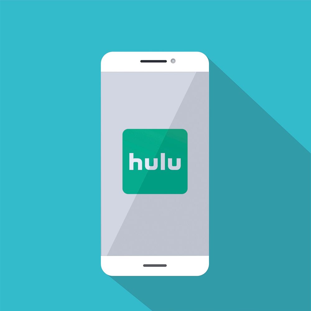 Hulu application on a mobile phone screen. BANGKOK, THAILAND, 1 NOV 2018.