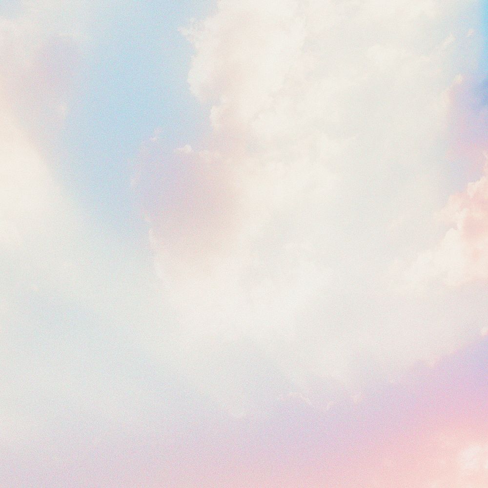  Colorful pastel cloud pattern background