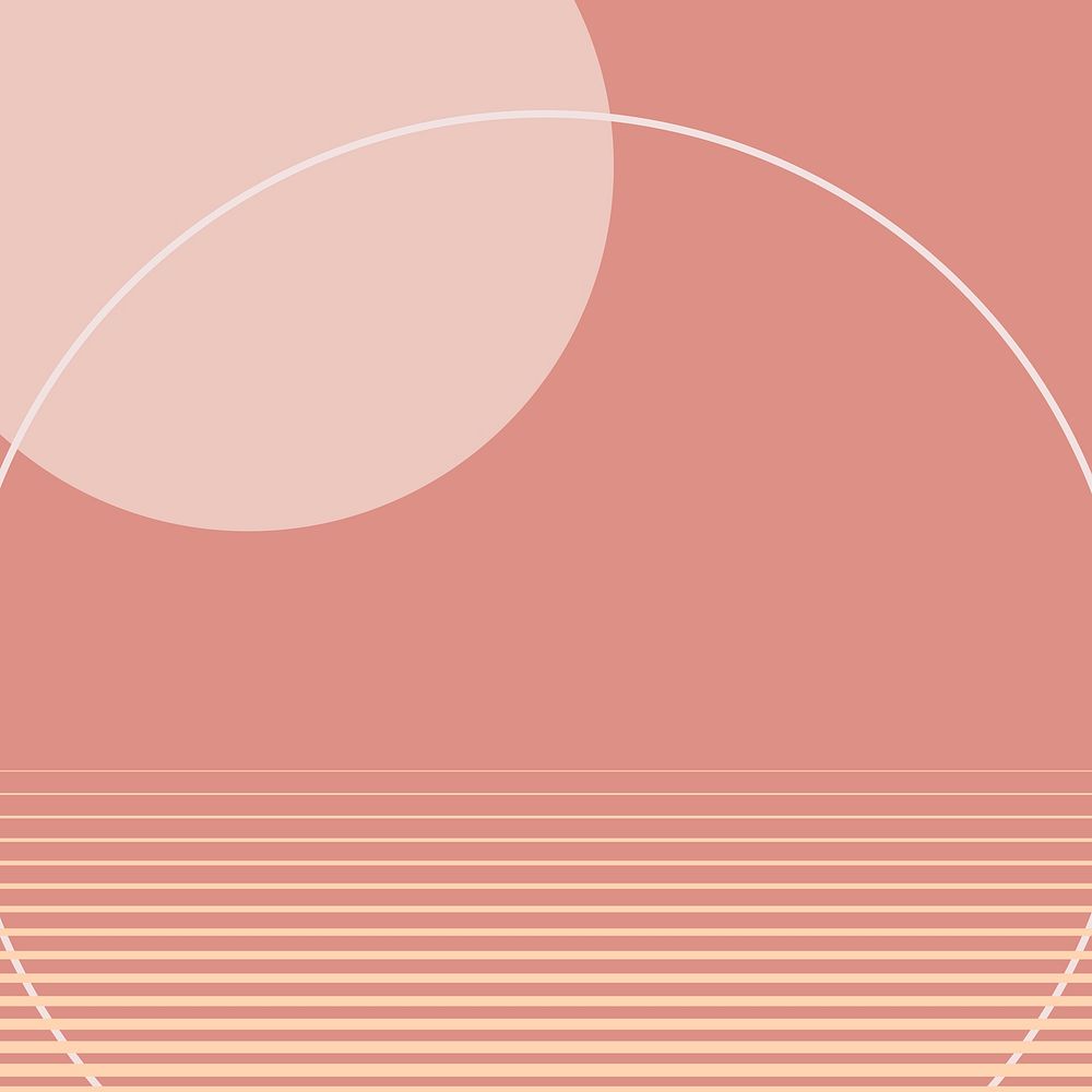 Retrofuturism pastel pink  background vector Swiss graphic style