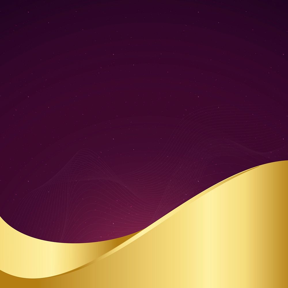Gradient background with luxury gold border