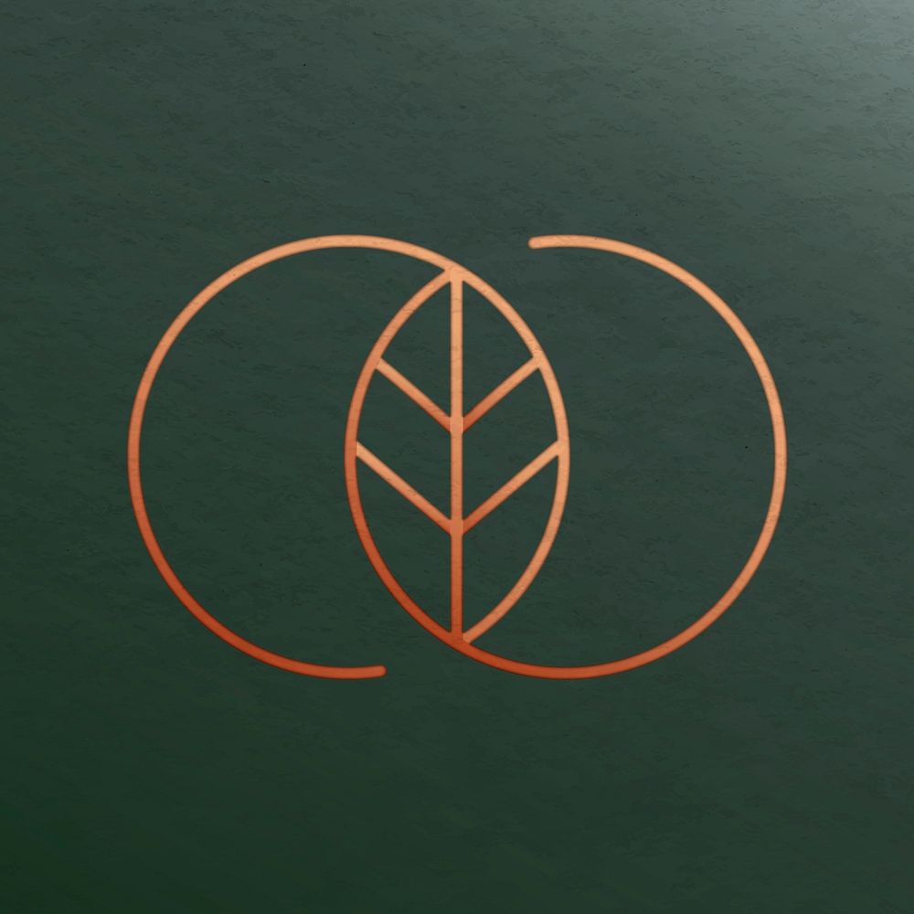 Luxury botanical logo for health and wellness