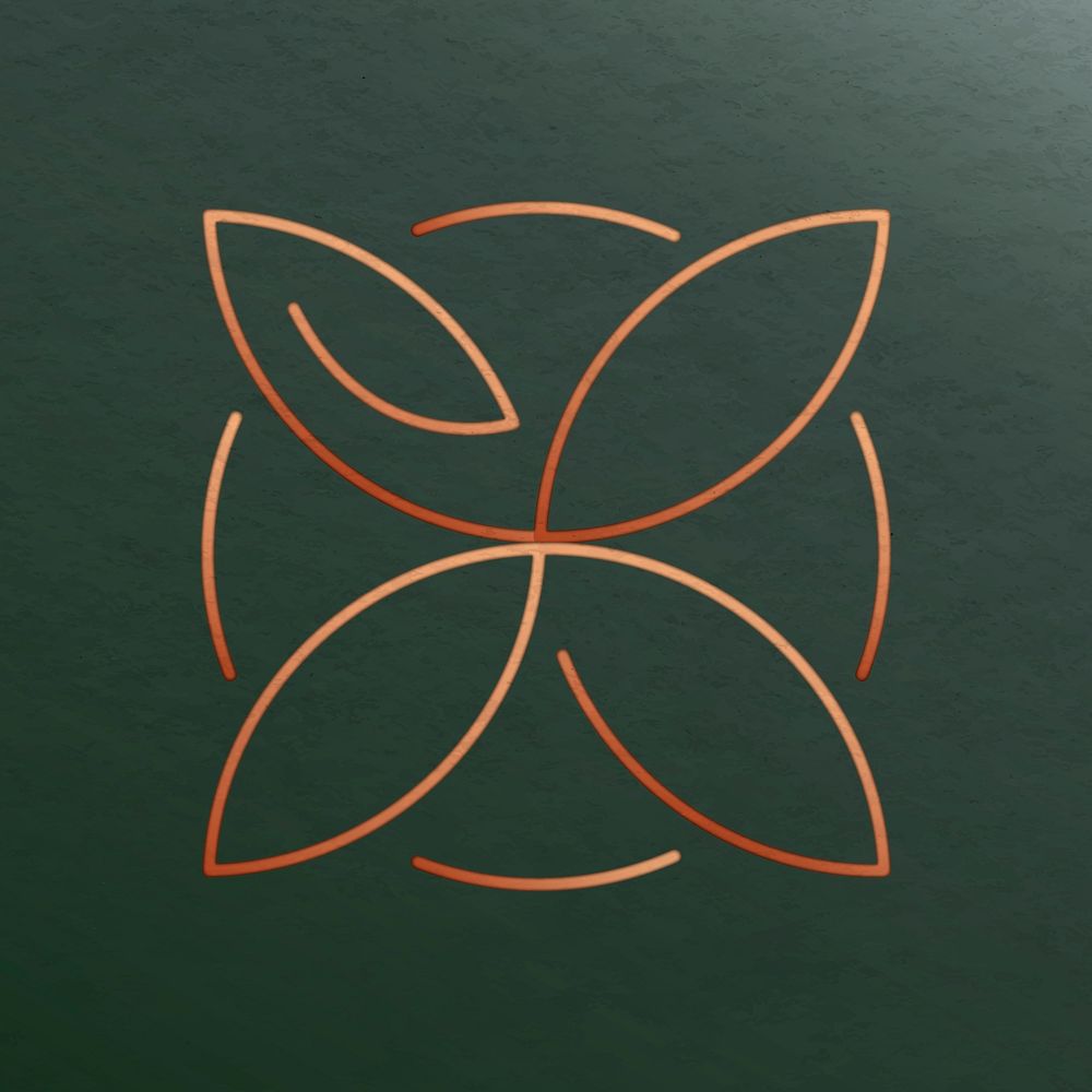 Abstract lotus luxurious logo for spa health and wellness