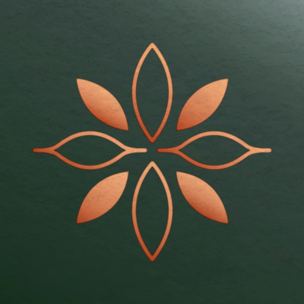 Luxury floral logo for health and wellness