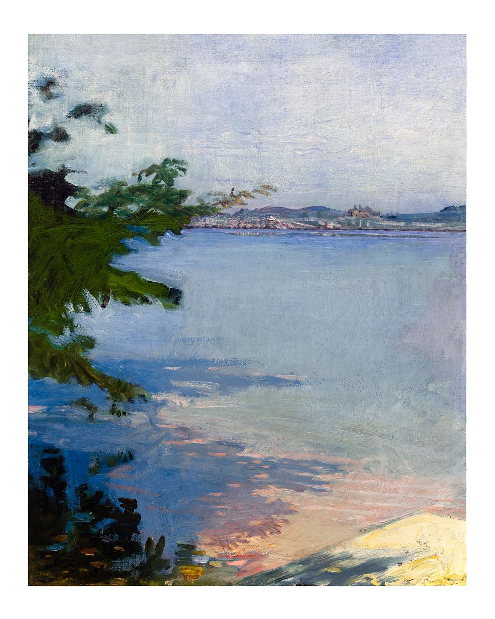 Dublin Pond art print (1894) painting in high resolution by Abbott Handerson Thayer. Original from the Smithsonian…