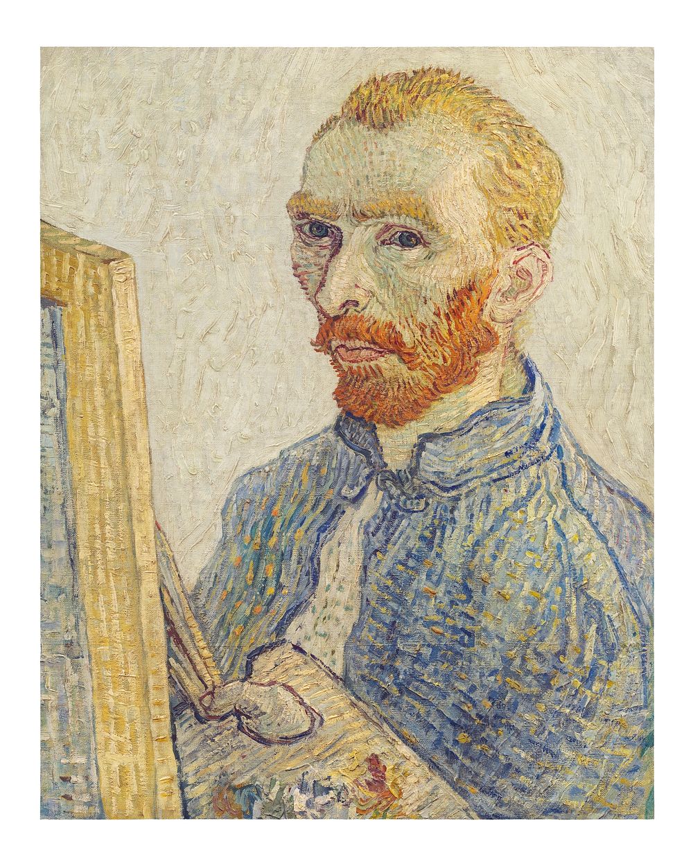 Van Gogh self portrait poster. Painting (1925&ndash;1928 by Vincent van Gogh). Original from The National Gallery of Art.…