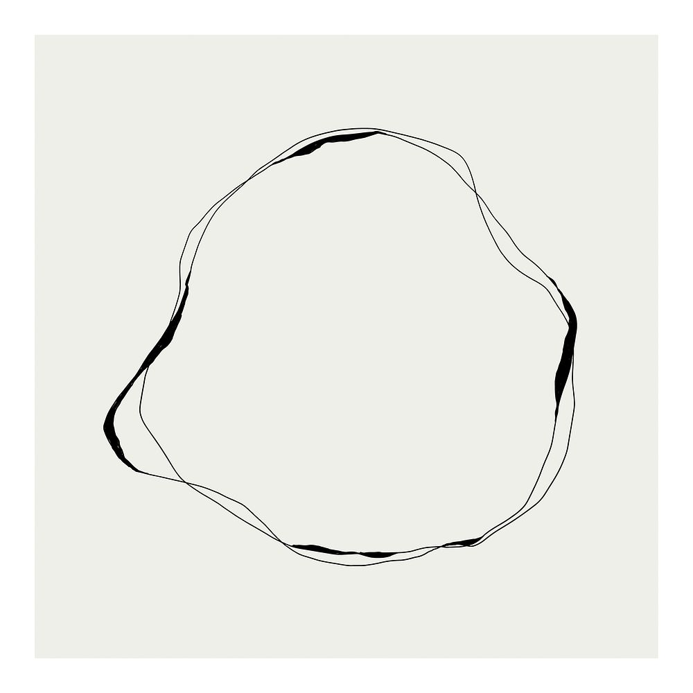Abstract element art print, minimal modern Nordic doodle design