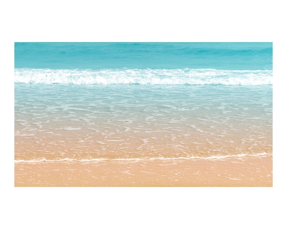 Aesthetic ocean wall art print poster