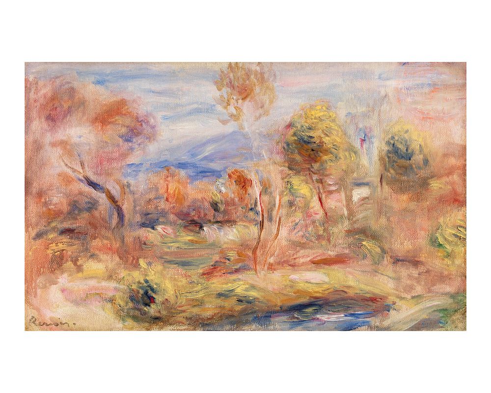 Renoir Glade art print, vintage impressionist painting