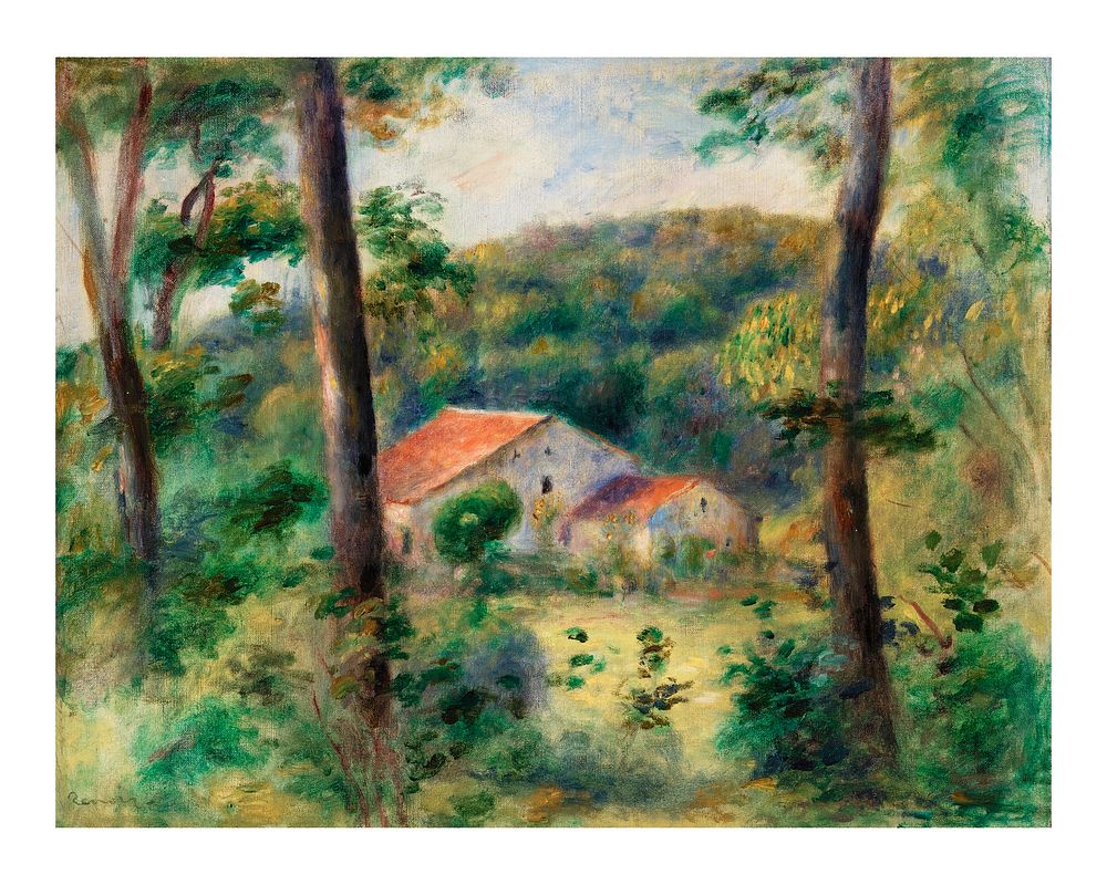 Pierre-Auguste Renoir art print, famous painting, Environs of Briey