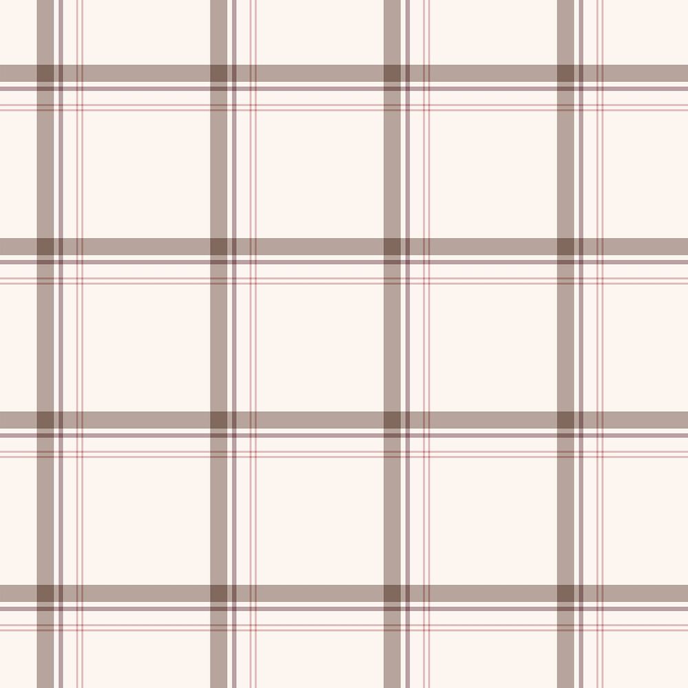 Tartan pattern background, beige traditional design psd