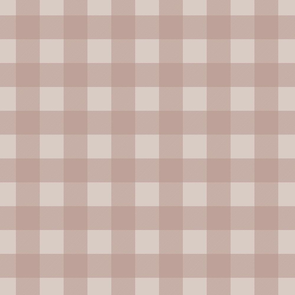 Sticker Seamless light pink gingham check pattern. 