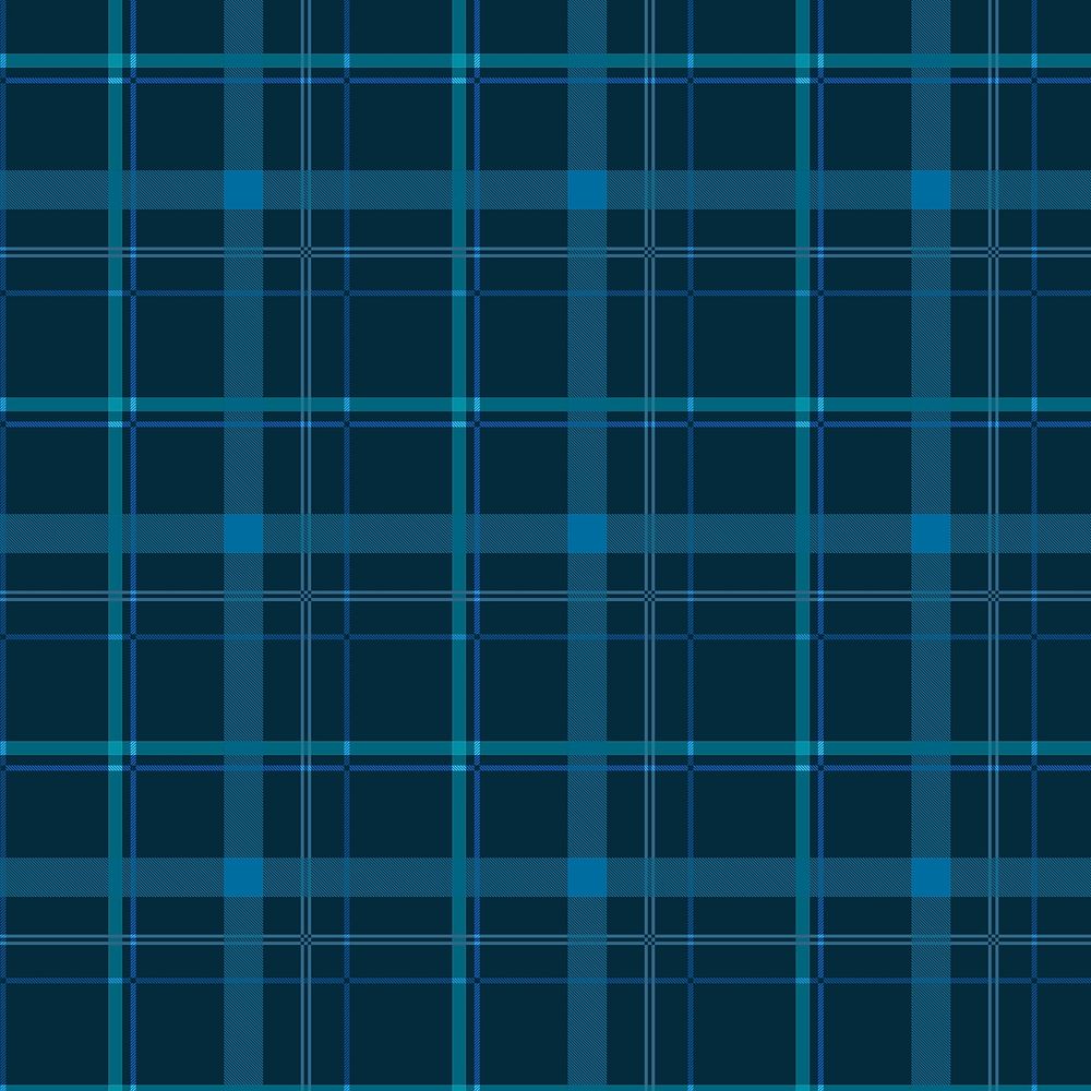 Seamless tartan background, blue abstract pattern design vector