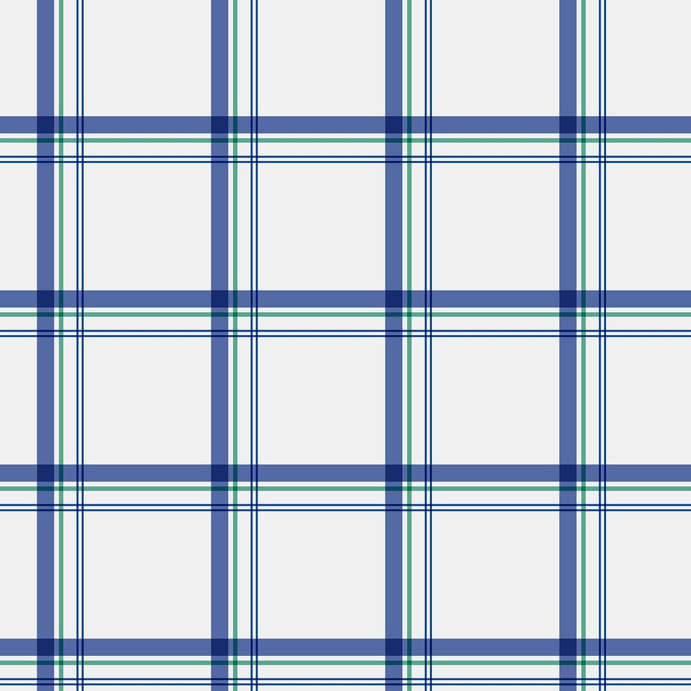 Seamless tartan background, blue abstract pattern design vector