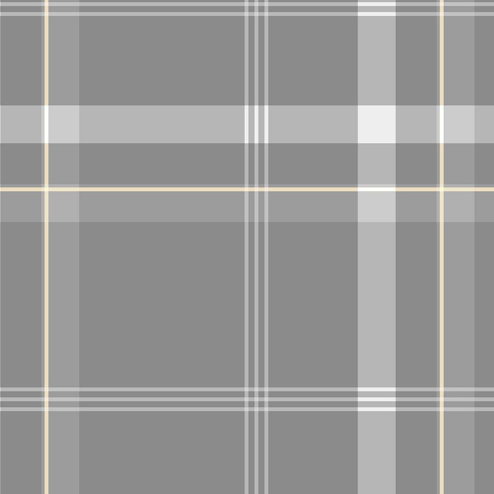 Seamless plaid background, gray checkered pattern design psd