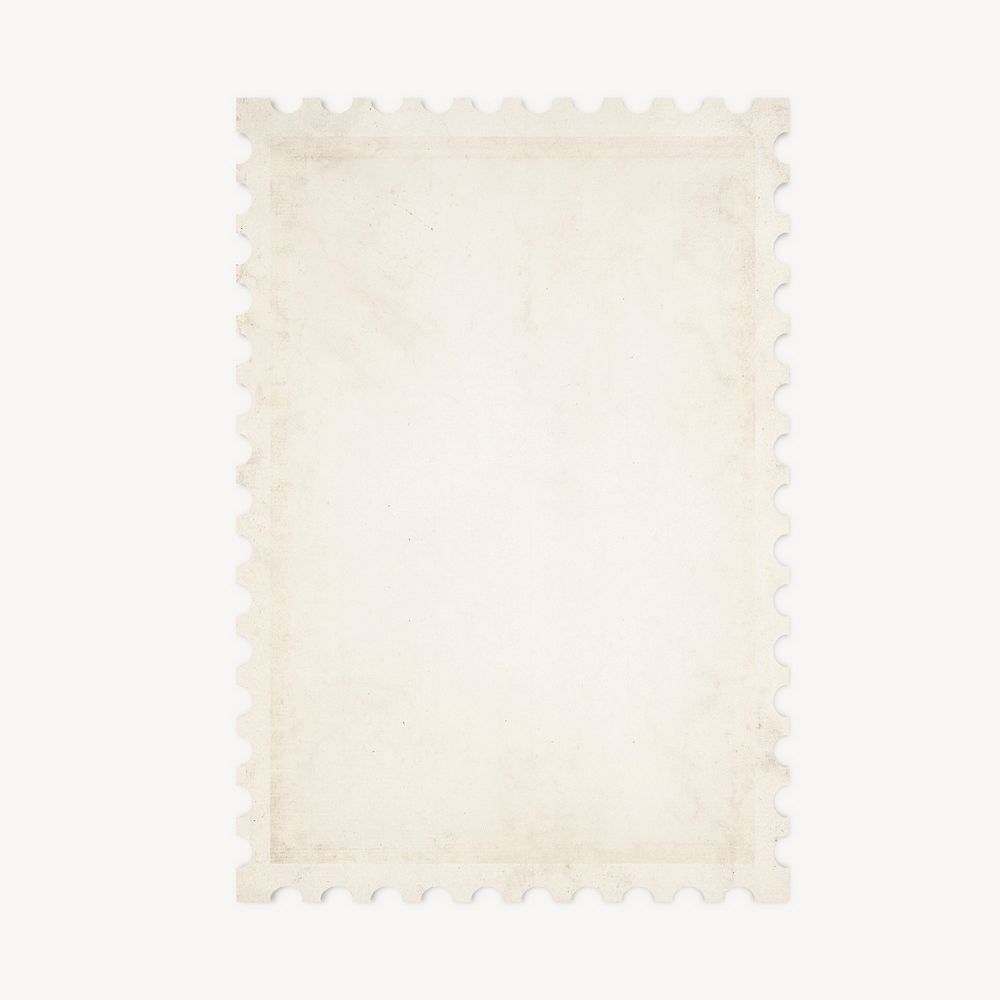 Vintage postage stamp with blank space