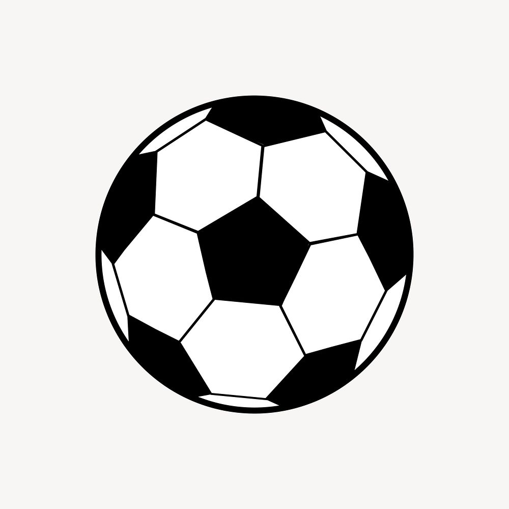Football clipart, sport equipment illustration vector. Free public domain CC0 image.