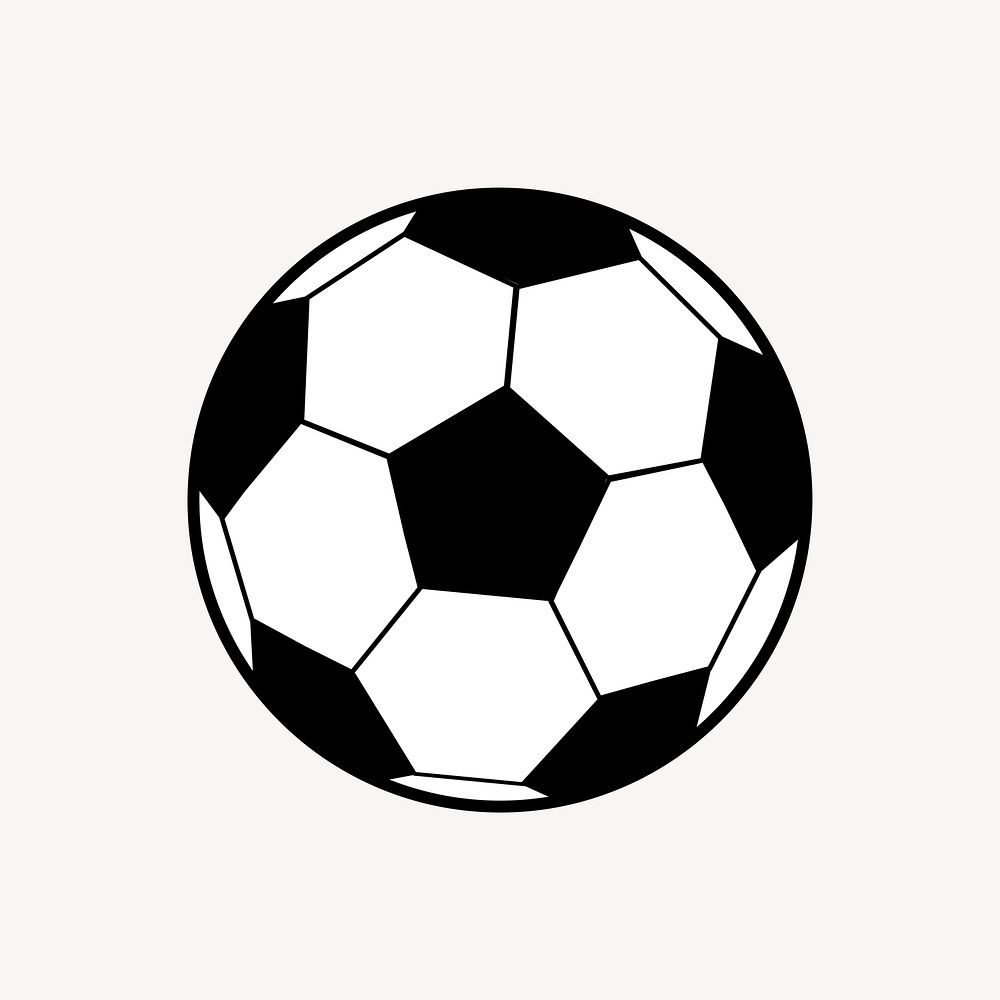 Football clipart, sport equipment illustration. Free public domain CC0 image.