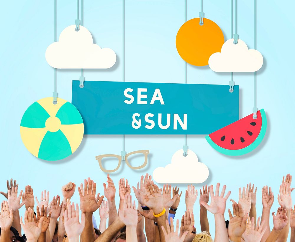 Beach Summer Time Vacation Sea & Sun Concept