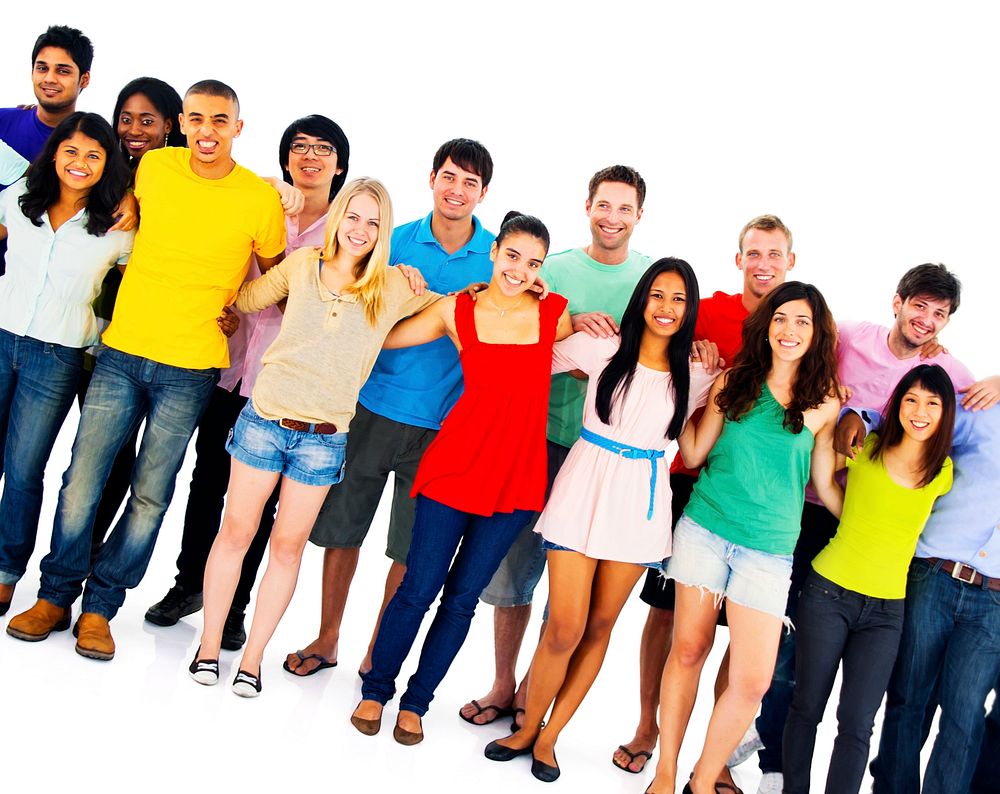 Diversity People Crowd Friends Communication Concept