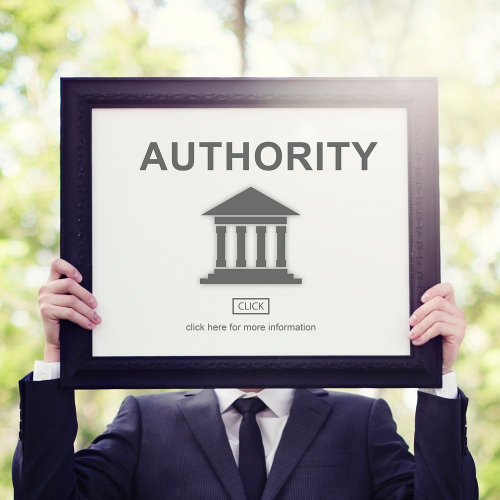 Authority Government Pillar Graphic Concept