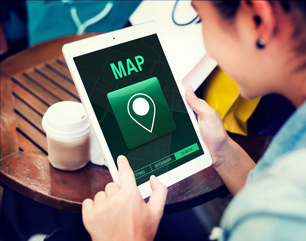 Map Destination Location GPS Concept