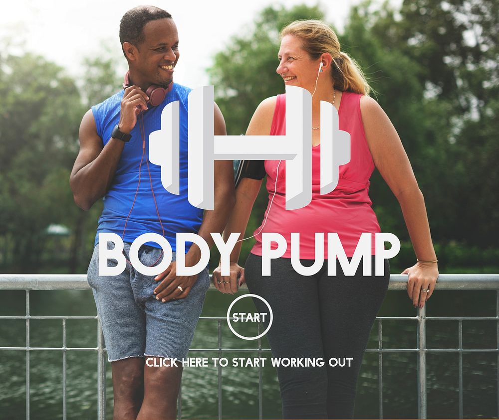 Body Pump Body Weight Exercise Concept