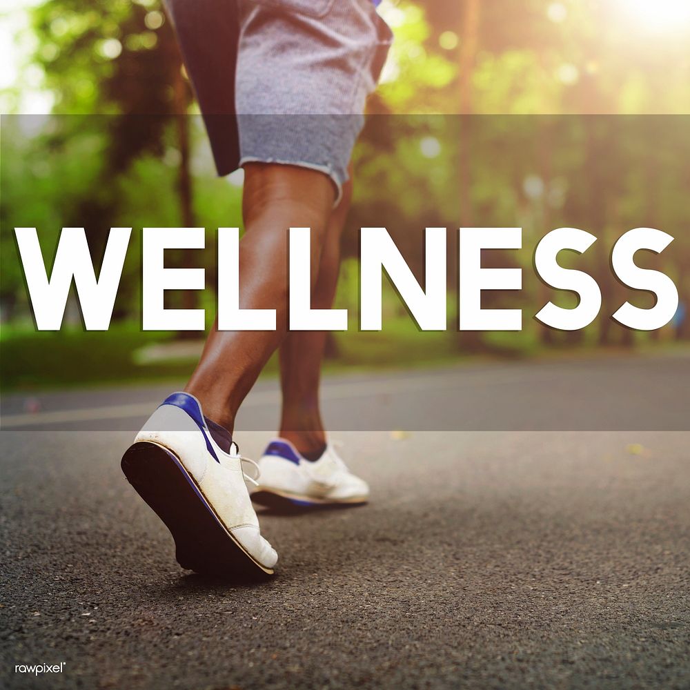 Wellness Wellbeing Running Enjoyment Exercising Concept