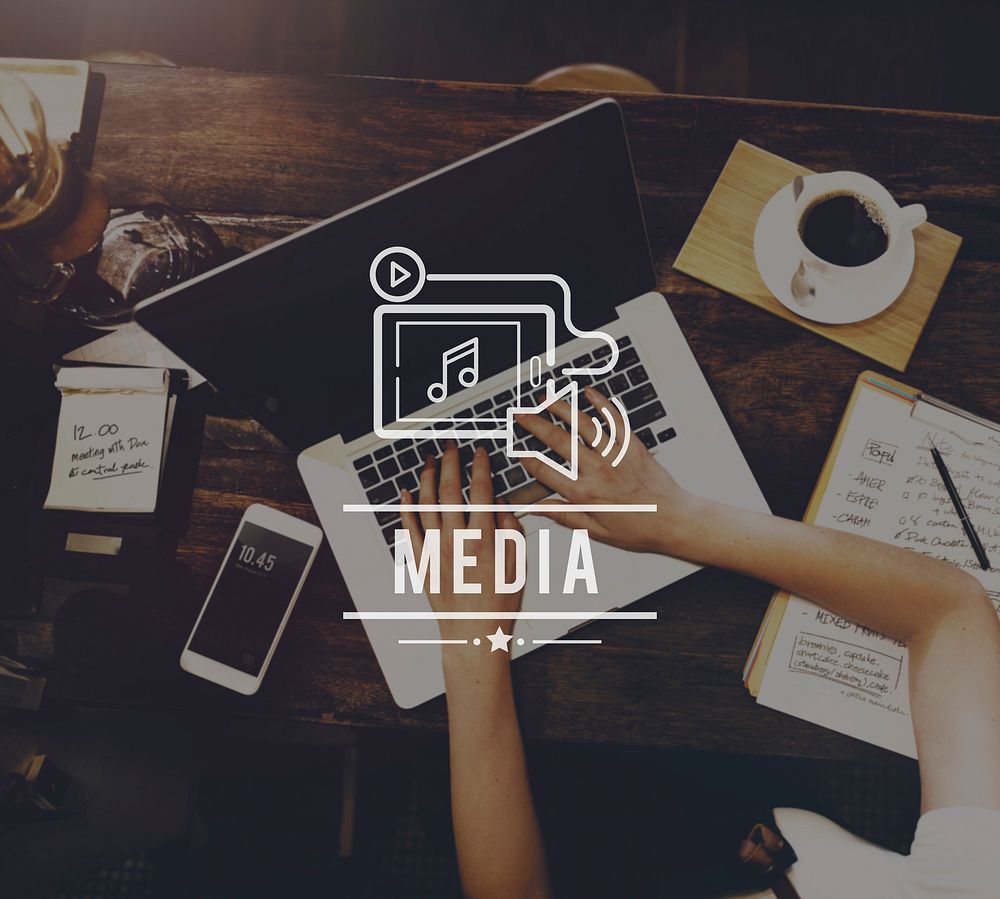 Media Social Networking Entertainment Multimedia Concept