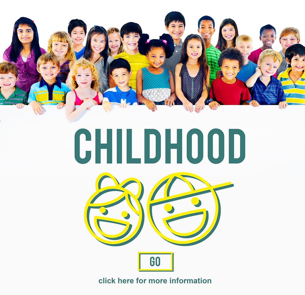 Children Childhood Kids Offispring Website Concept