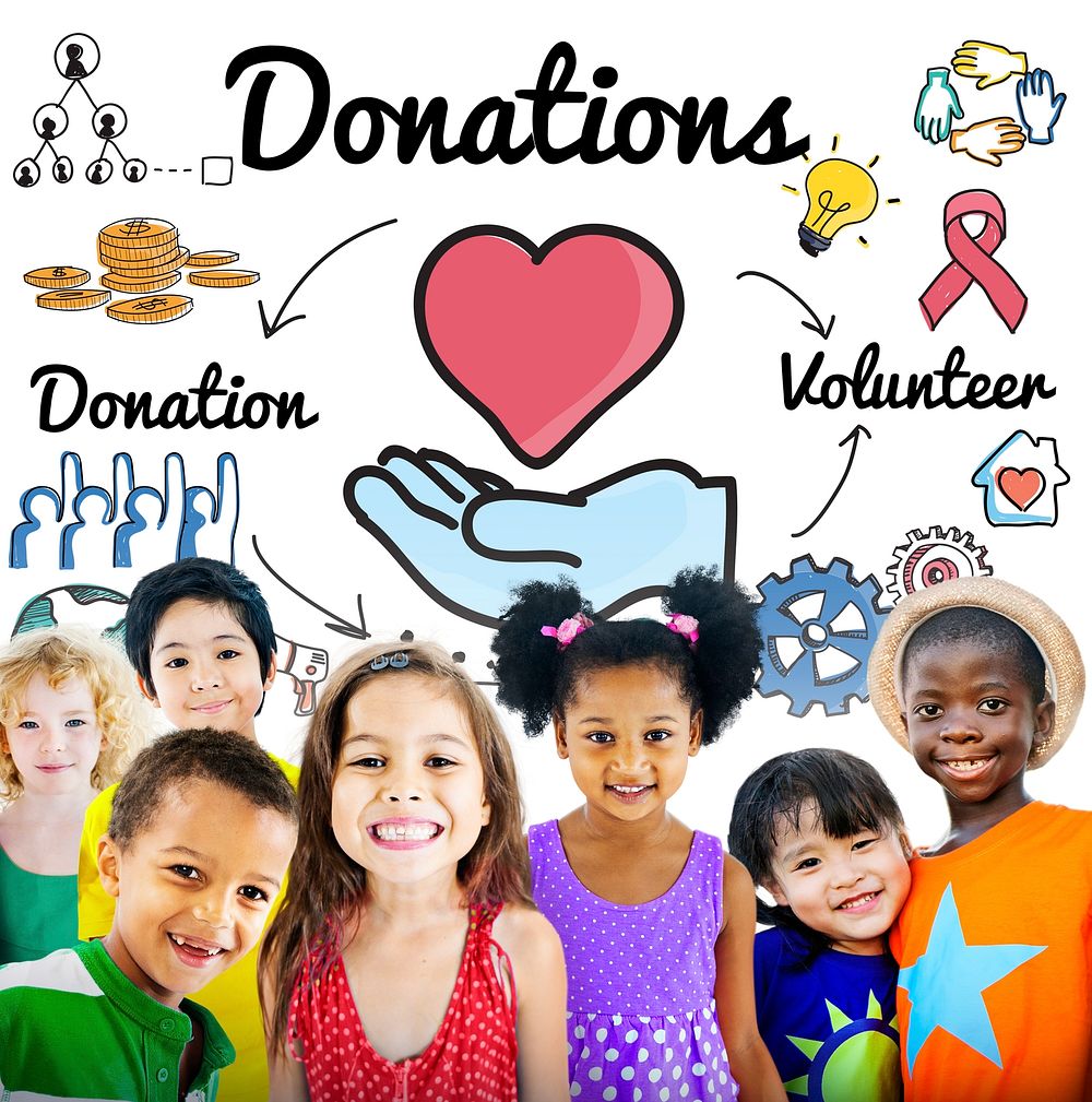 Donations Volunteer Charity Heart Welfare Concept