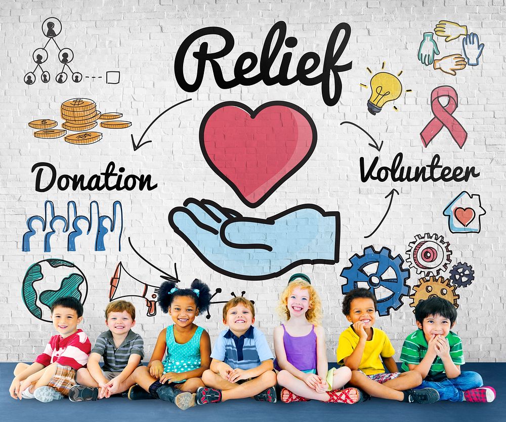 Relief Relaxation Charity Assistance Support Giving Concept
