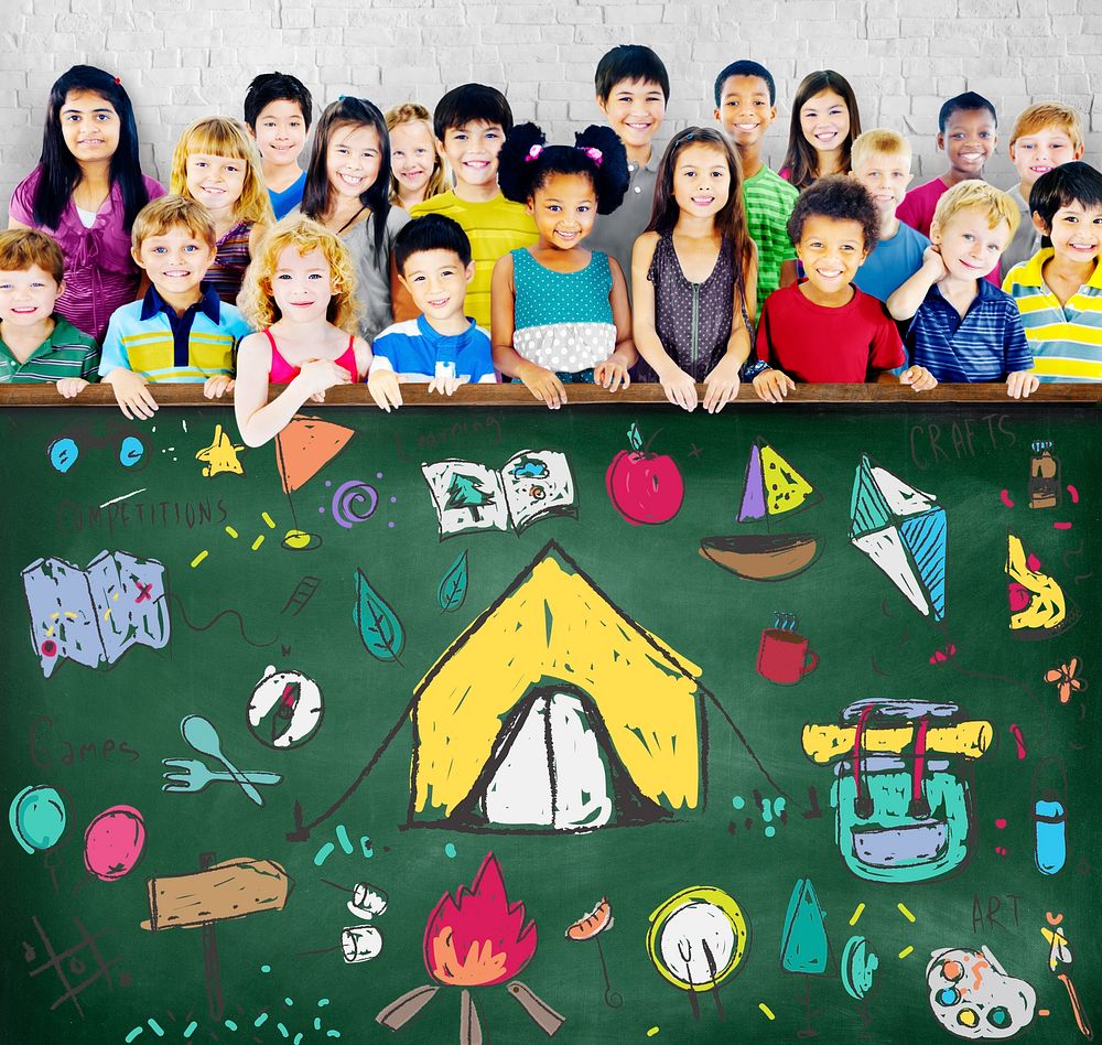 Summer Camp Learning Exploration Outdoors Concept